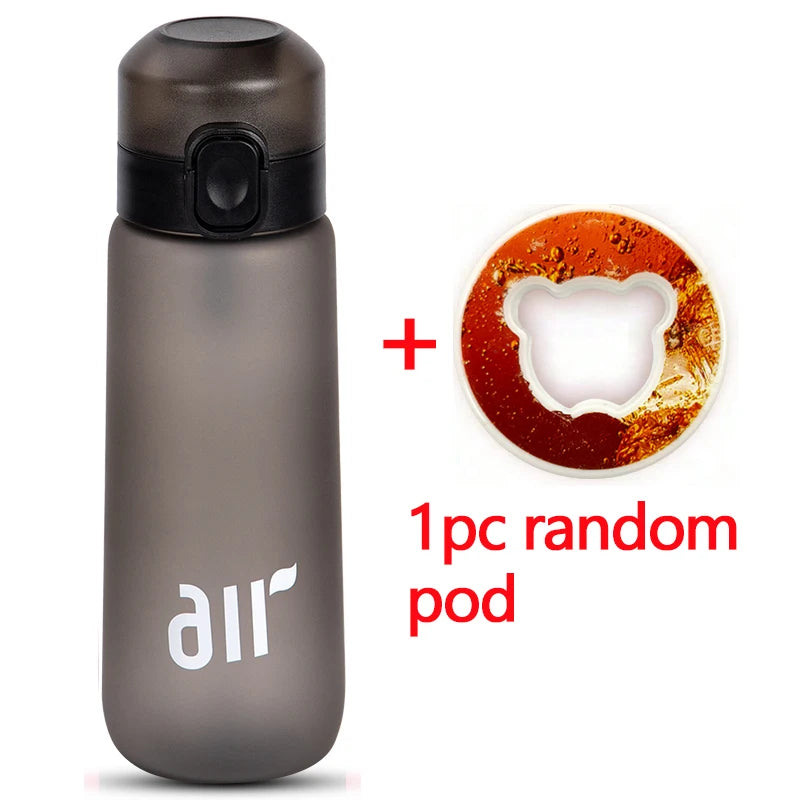 650ml Scented Air Water Bottle with Flavor Pods Leakproof Sports Cup - 12
