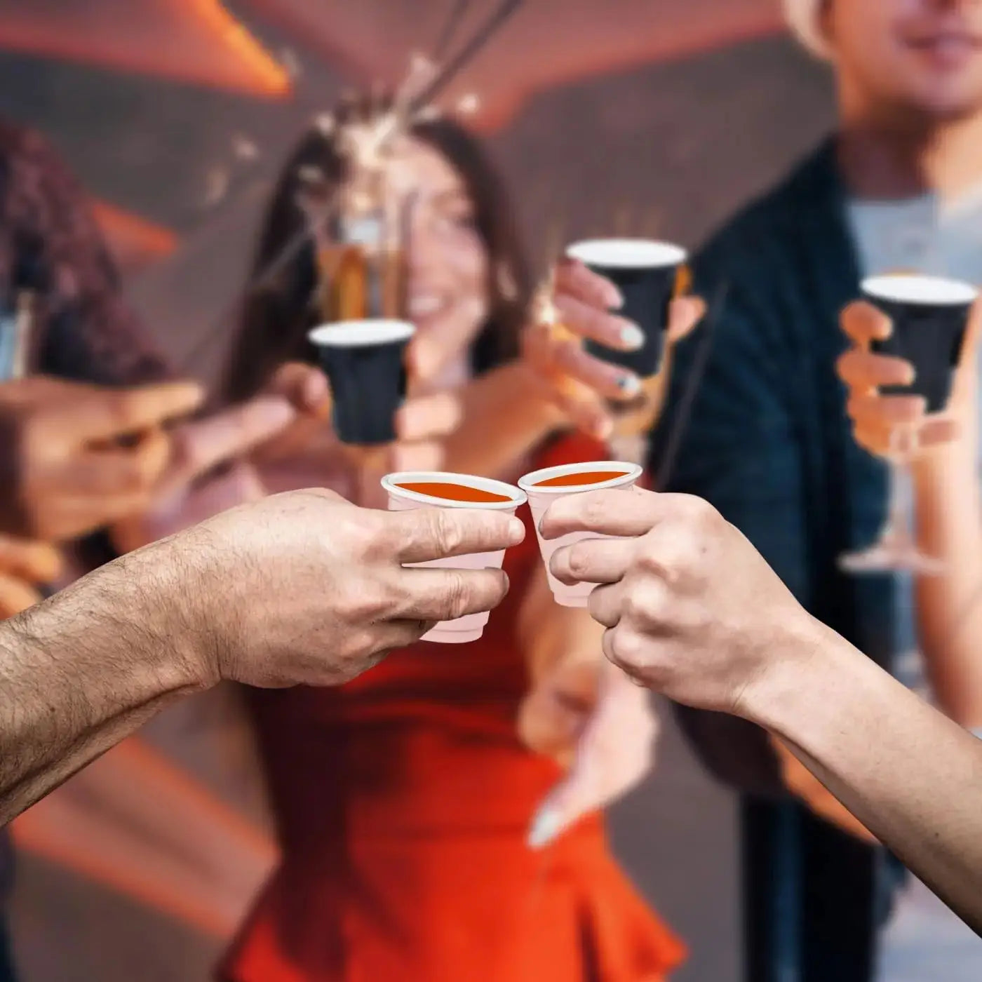 20-60Pc Disposable Plastic Party Shot Cups 2oz Small Drinking Tumblers