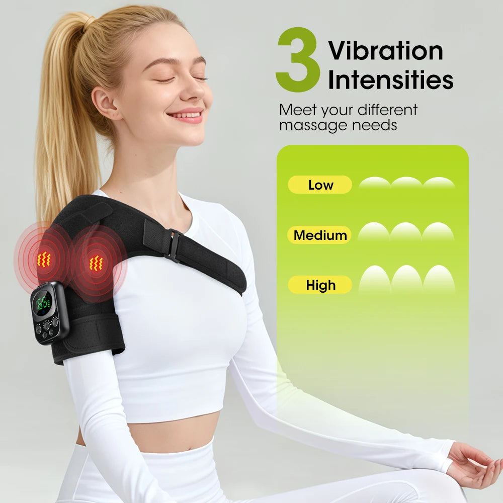 Smart Cordless Shoulder Heating Massager Electric Brace