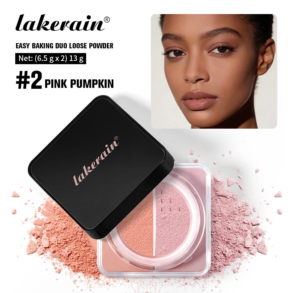 2-in-1 Color Correcting Setting Powder Matte Loose Powder - 20