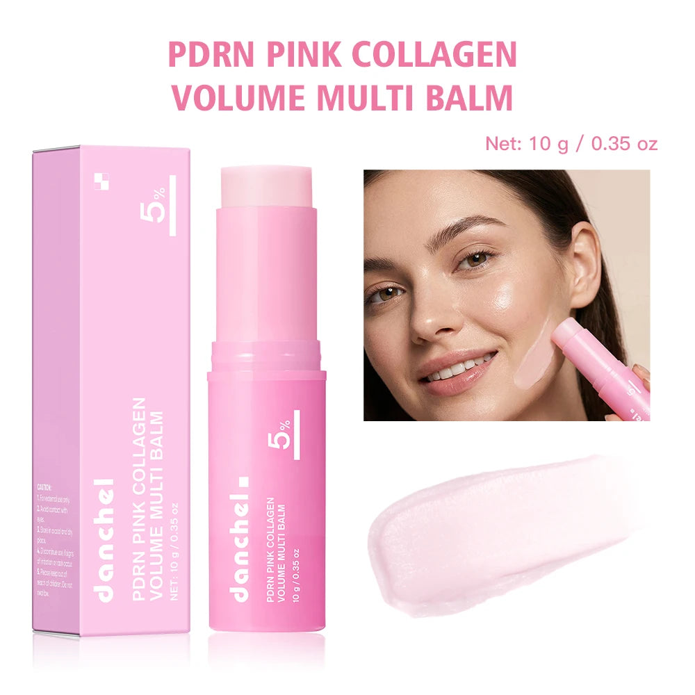 Pink Collagen Multi Balm Stick Hydrating Glow Skincare - 20