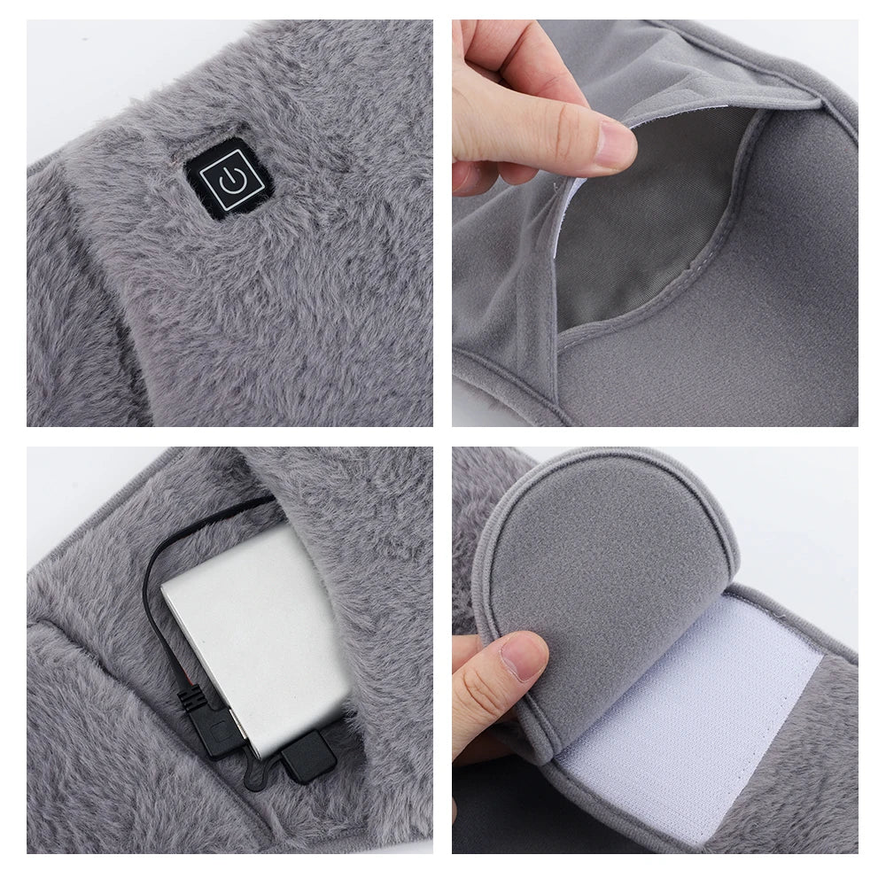 Electric Hand Warmer and Waist Heating Belt USB Rechargeable