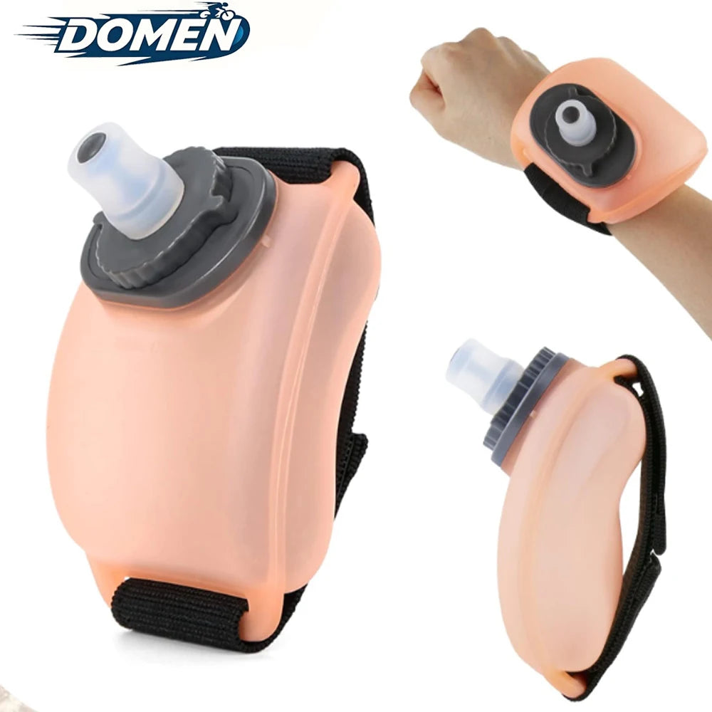 DOMEN Wearable Wrist Water Bottle for Running Cycling and Marathon