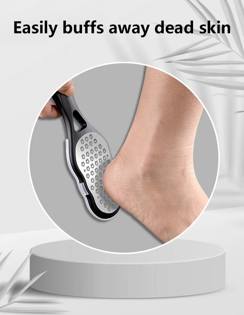 Professional Stainless Steel Foot File Cracked Heel Remover Pedicure Care