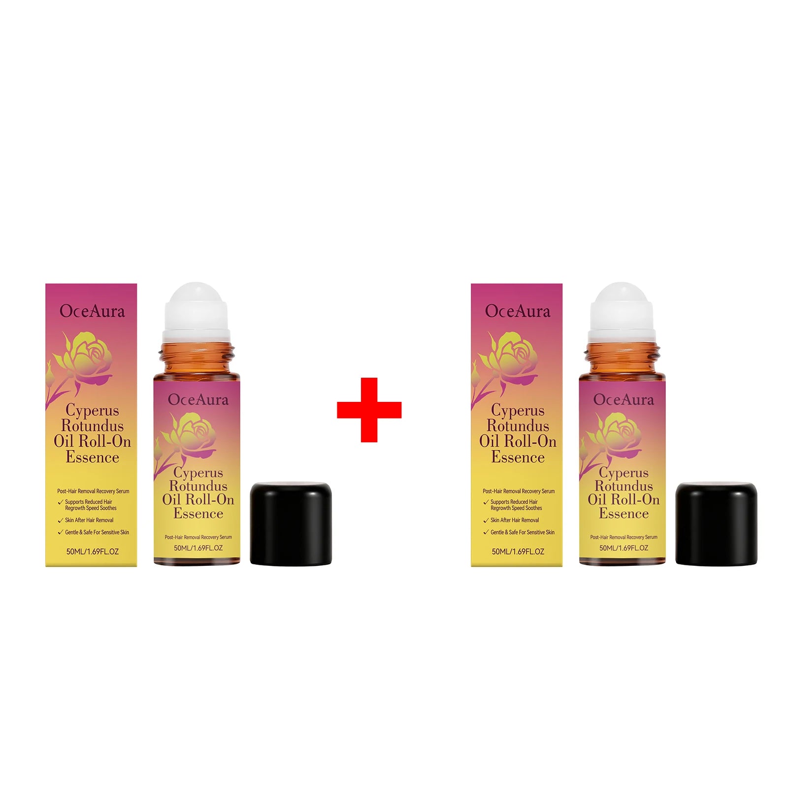 OceAura Cyperus Rotundus Roll On Oil Essence Post Hair Removal Care - 15