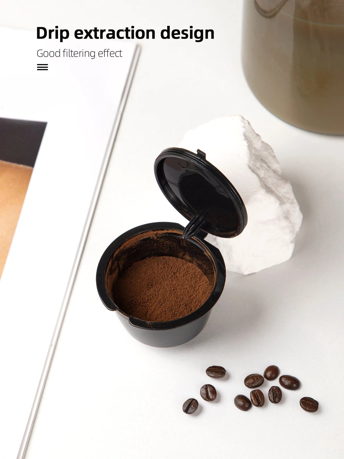Reusable Coffee Capsules for Dolce Gusto Refillable Filter Pods - 8