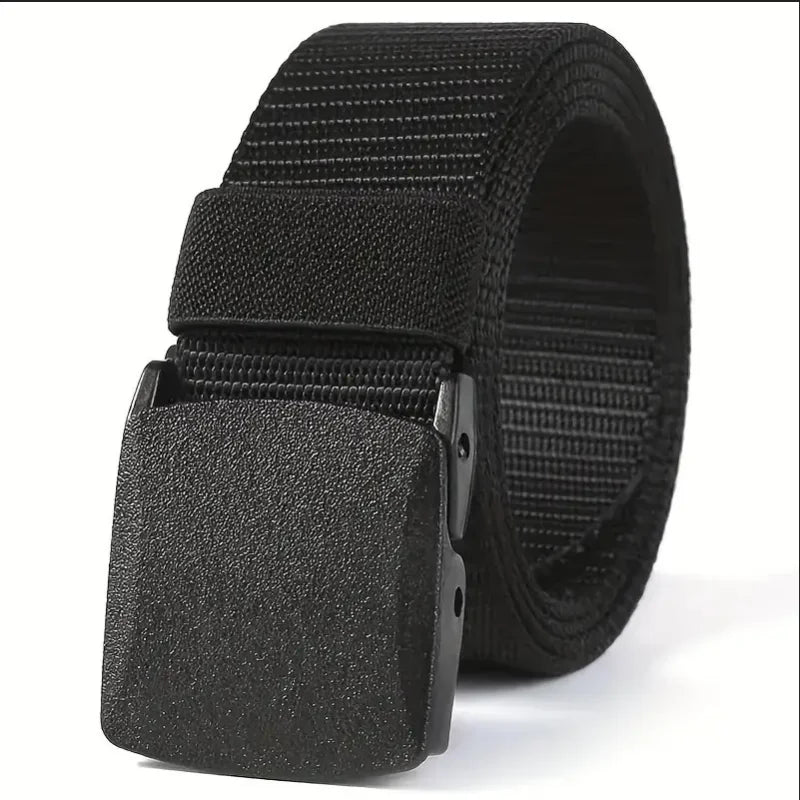 2 Pack Tactical Nylon Belt Quick Release Webbing Canvas Work Belt