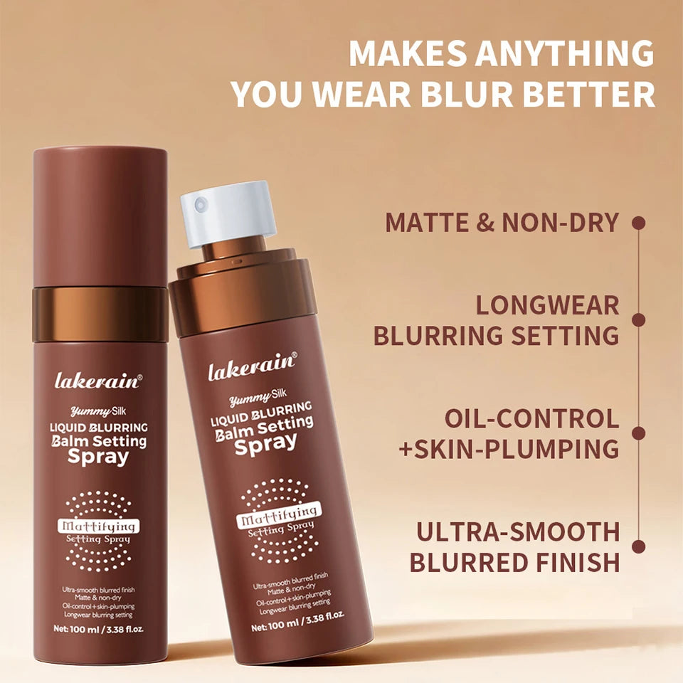 Liquid Blurring Balm Setting Spray Long Lasting Matte Makeup Fixer - 8