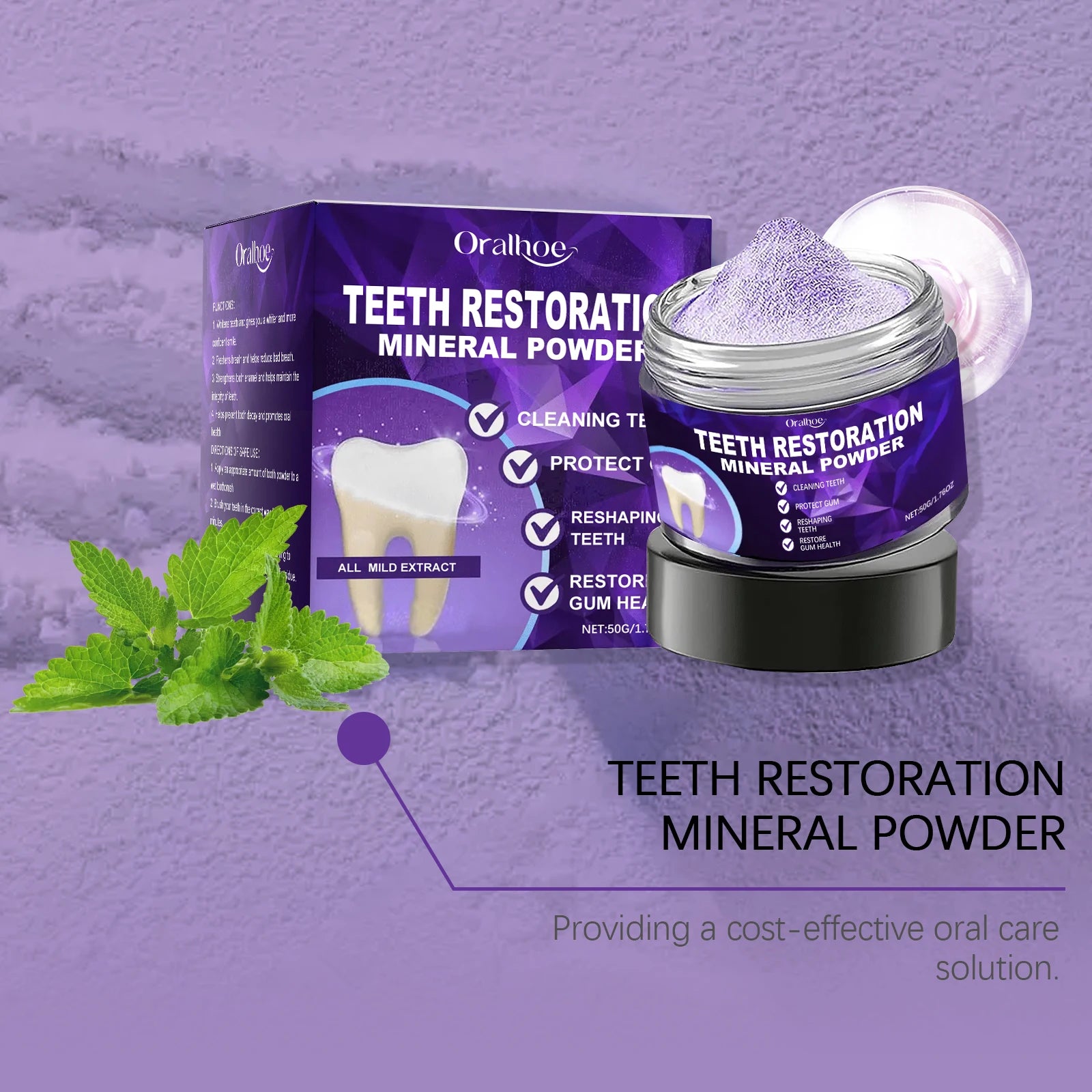 Teeth Whitening Powder Stain Remover Tooth Polish - 11