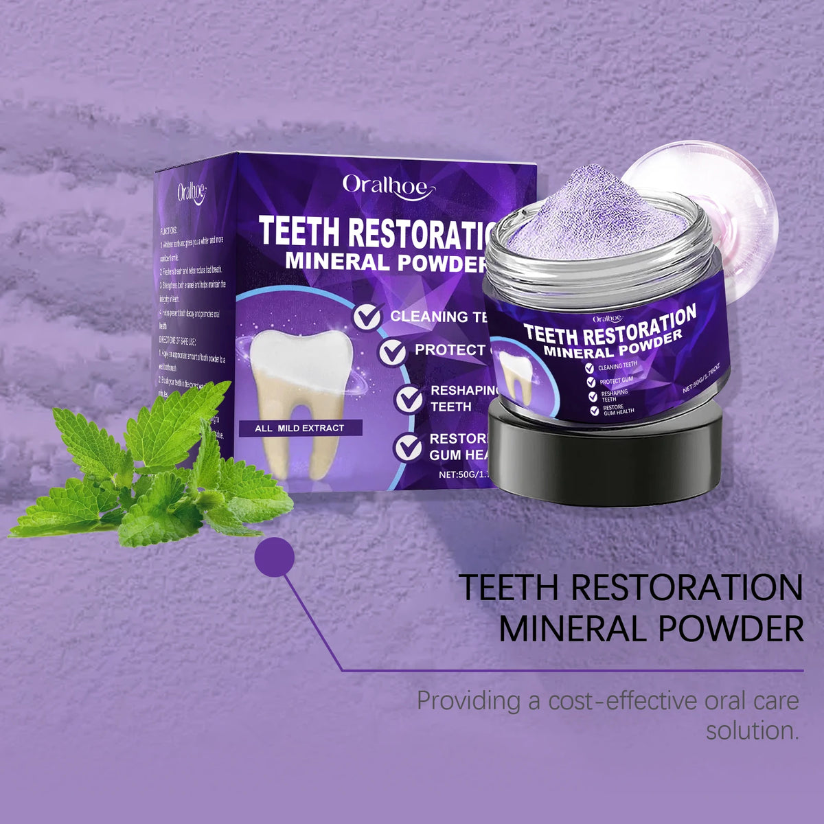 Teeth Whitening Powder Stain Remover Tooth Polish