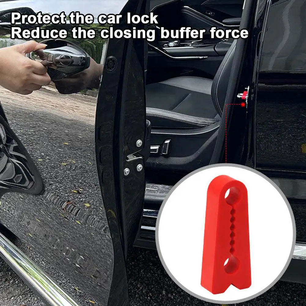 4Pcs Car Door Shock Absorbing Pad Anti Collision Lock Gasket - 3