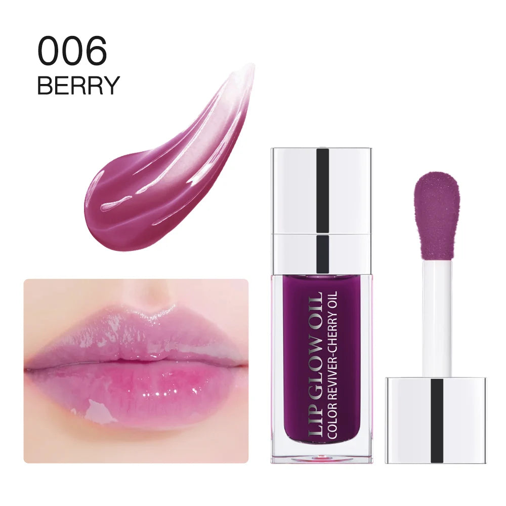 Lakerain Crystal Jelly Moisturizing Lip Oil Gloss Tinted Plumper