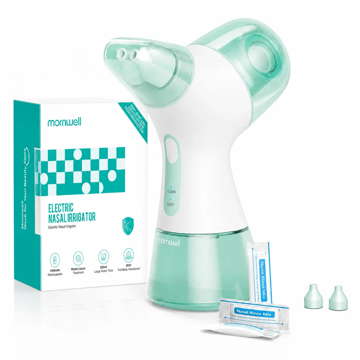 Electric Nasal Irrigation System Sinus Rinse Machine Nose Cleaner