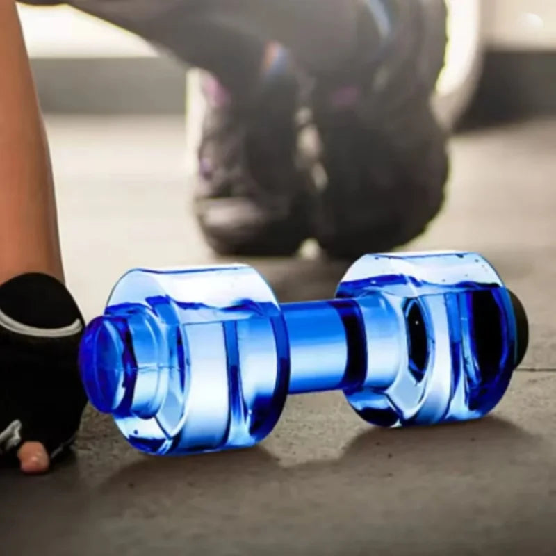 Dumbbell Water Bottle 550ml Portable Sports Gym Hydration Jug - 4