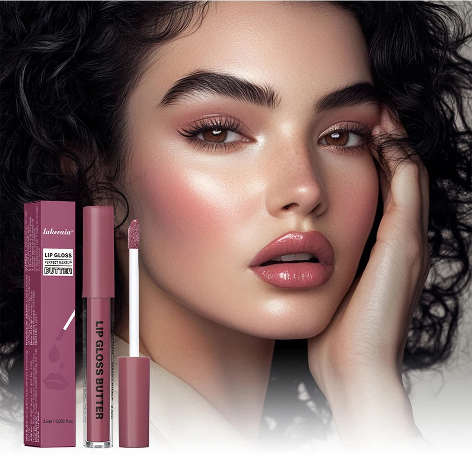 Lakerain Moisturizing Mirror Lip Gloss Butter Liquid Lip Makeup - 9