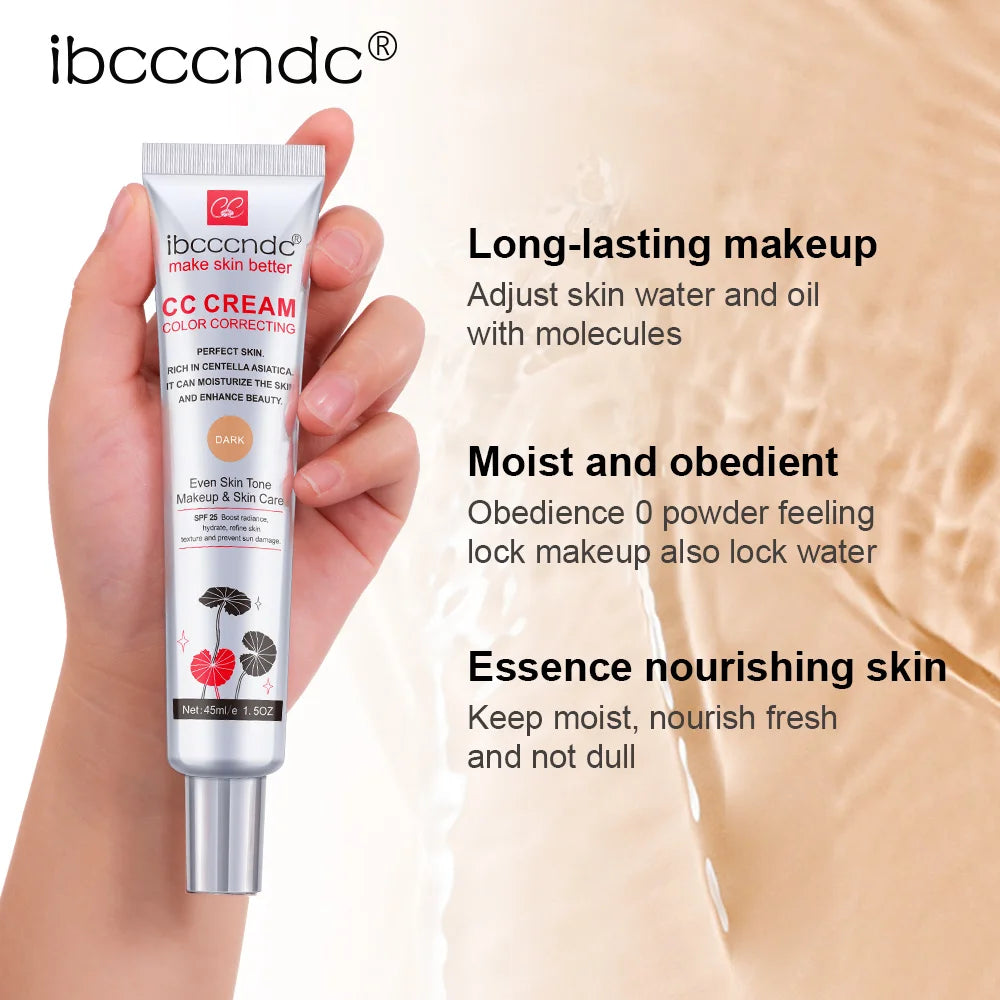 Color Correcting CC Cream Moisturizing Foundation Base - 3