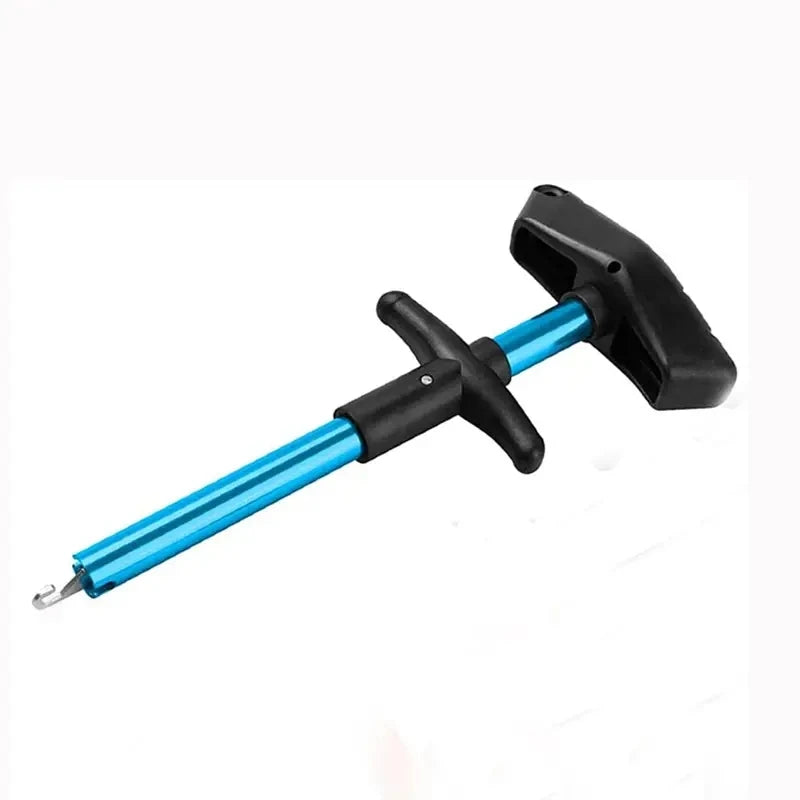 Aluminum Fish Hook Extractor T-Handle Dehooker Fishing Tool - 8