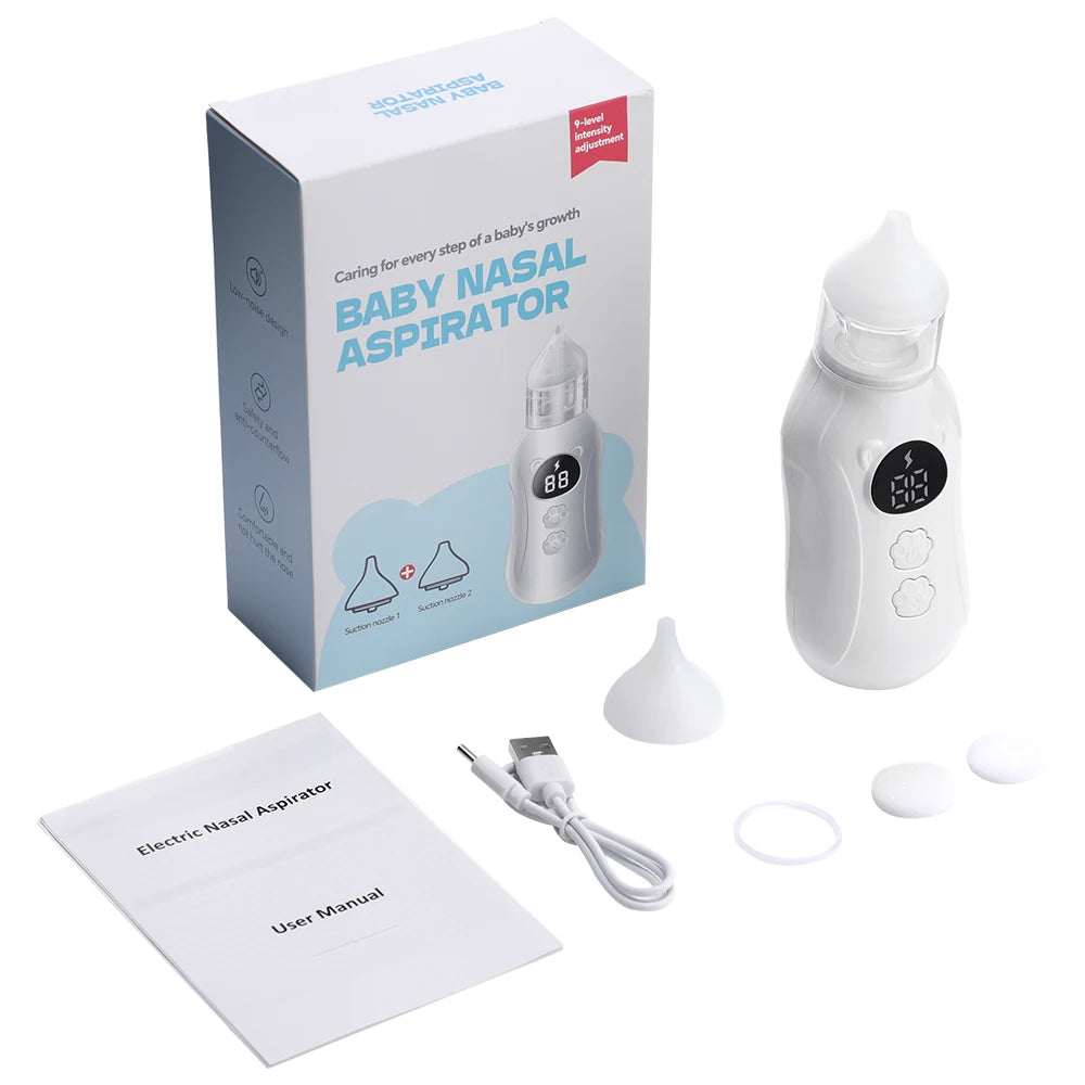 Electric Baby Nasal Aspirator Rechargeable Nose Cleaner