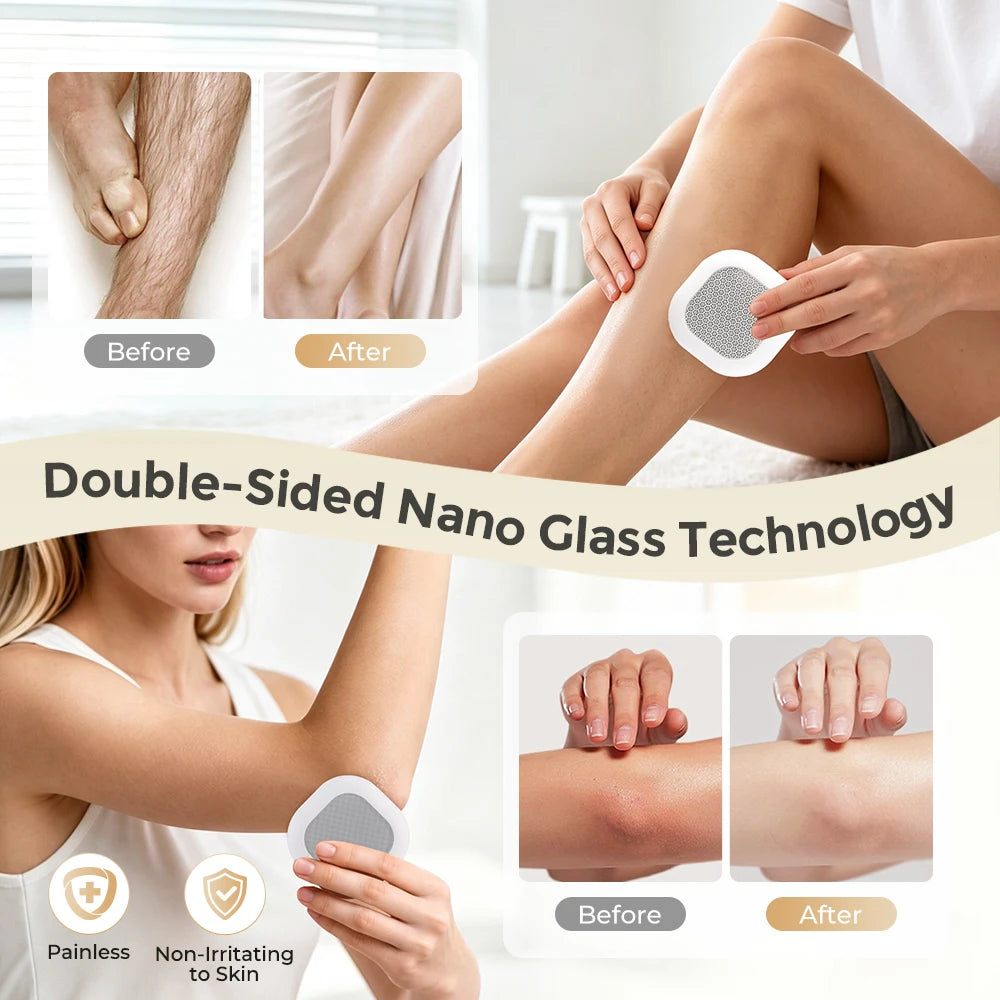 Double-Sided Nano Glass Hair Remover and Crystal Epilator - 3