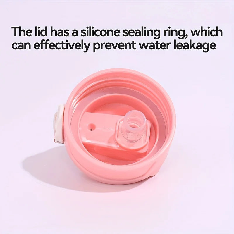 900ml Motivational Water Bottle Leak Proof Sports Jug with Straw - 9
