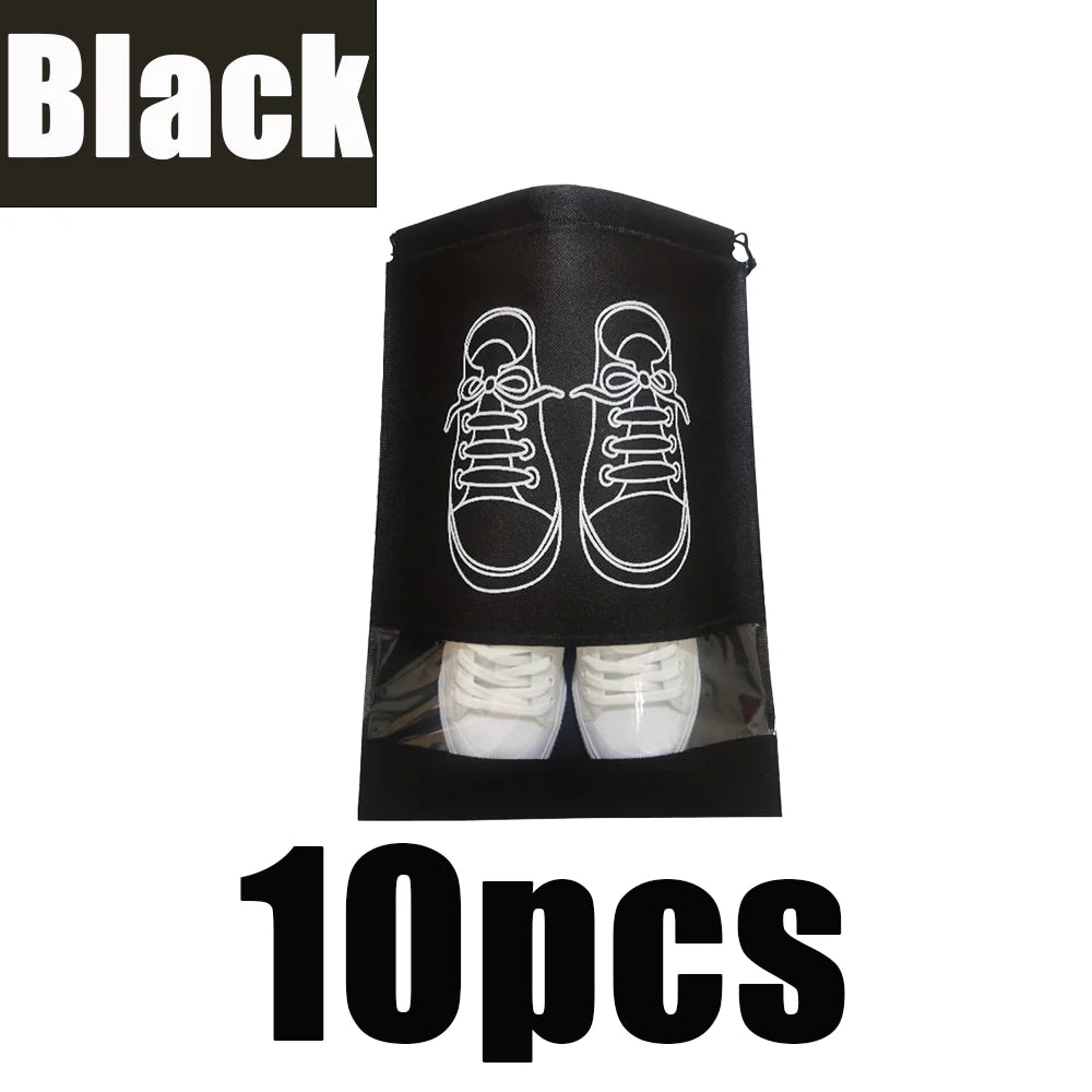 Portable Shoe Storage Bags Waterproof Travel Organizer Pouches - 14