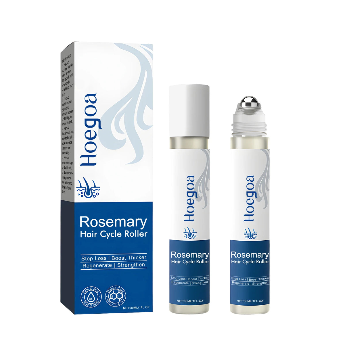 Rosemary Hair Growth Serum Roller Split Ends Repair Oil