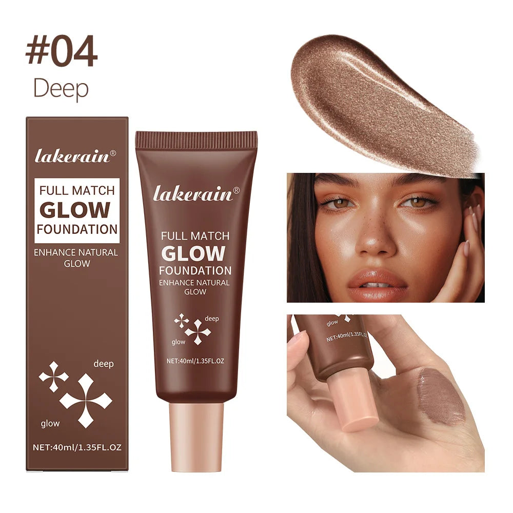 Glowing Liquid Foundation Moisturizing Highlighter Makeup Base