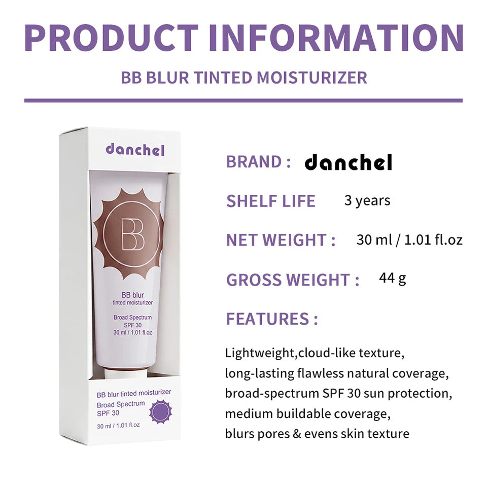 Matte Tinted Moisturizer BB Cream Foundation SPF 30 - 17