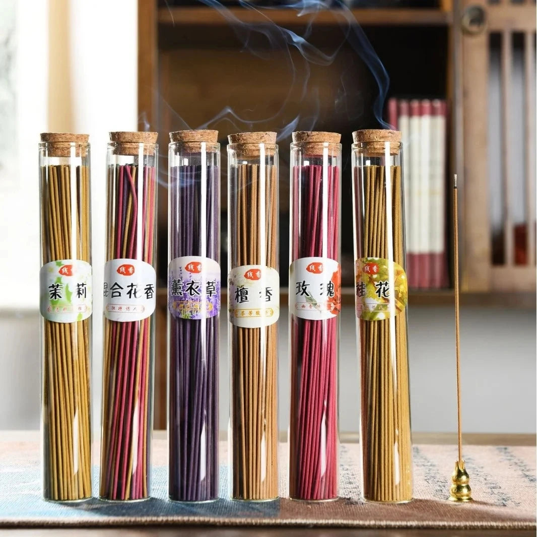 120pc Natural Incense Sticks Aromatherapy Air Freshener Fragrance Set - 8