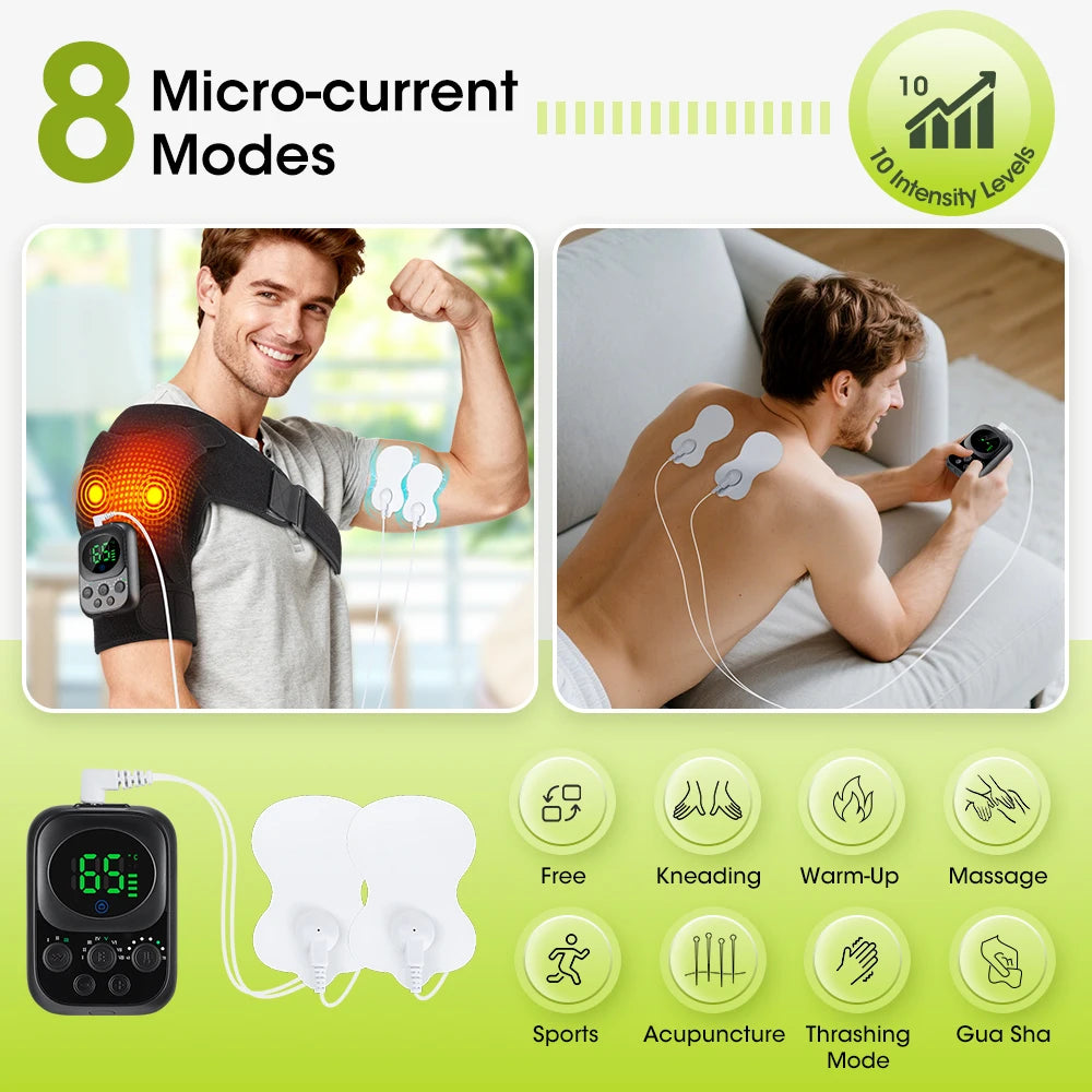 Smart Cordless Shoulder Heating Massager Electric Brace - 24