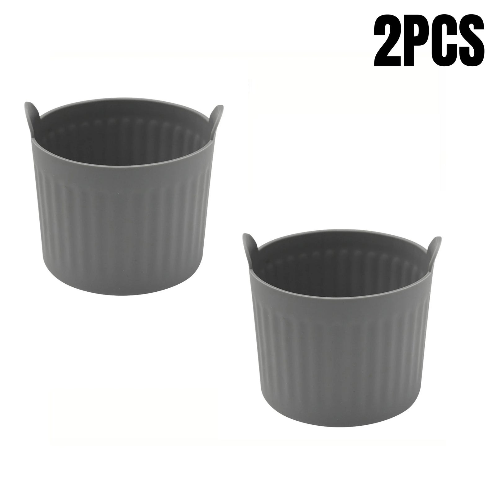 Silicone Air Fryer Baking Cups Nonstick Muffin Ramekins Egg Cooker Set