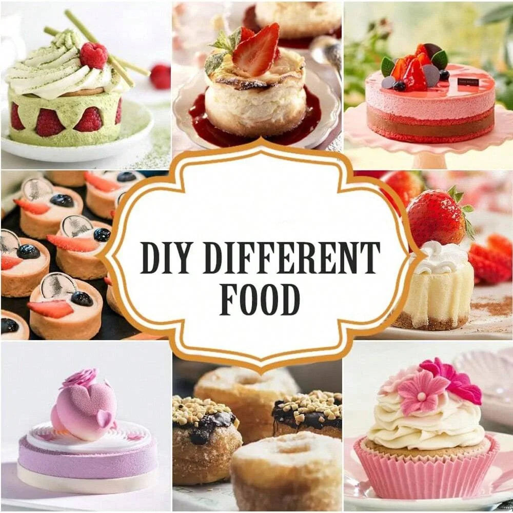 Silicone Donut Mold 6 Cavity Nonstick Baking Pan for Cakes and Pastries - 14