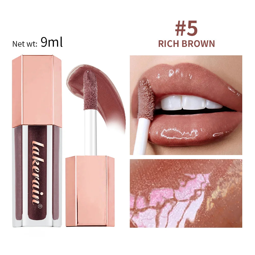 Shimmer Liquid Lip Gloss Moisturizing Lip Luminizer Tint - 19
