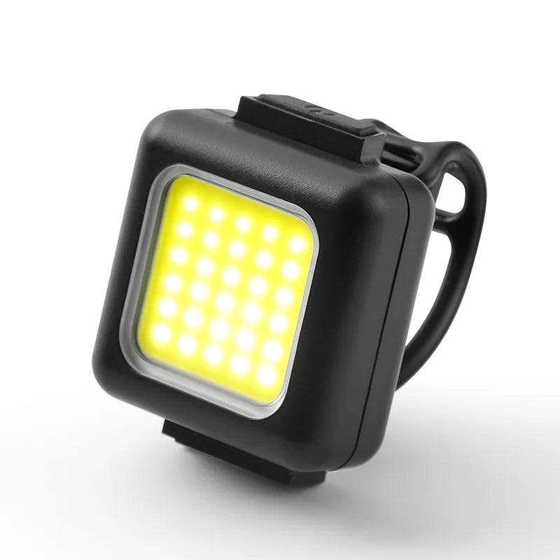 2 Pack LED Bike Light Set Rechargeable Bicycle Tail Light Flashlight - 16