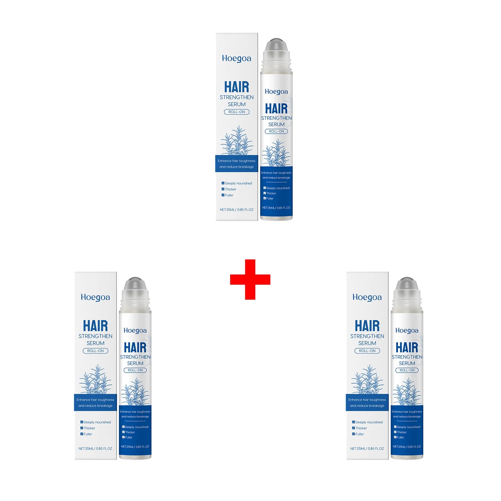 Rosemary Hair Growth Serum Roll On Anti Hair Loss Care Oil - 14