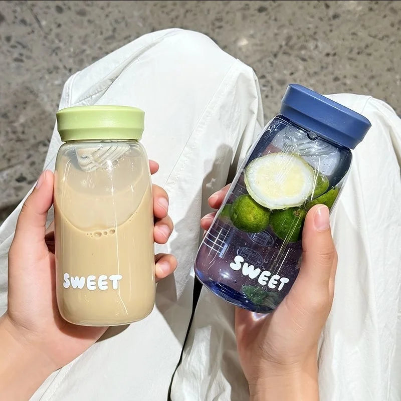 Portable Mini Water Bottle Shatterproof BPA Free Travel Pocket Cup - 6