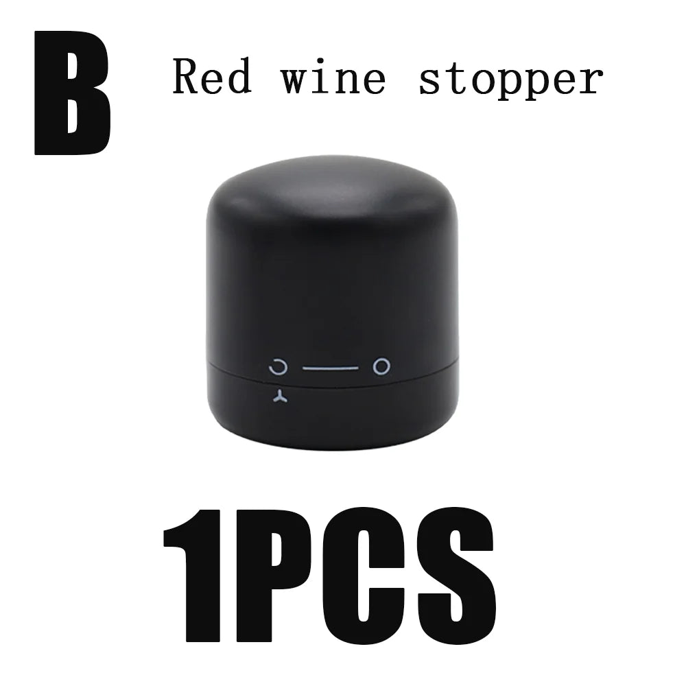 Rotating Wine and Champagne Bottle Stopper Leak Proof Sealing Plug - 15