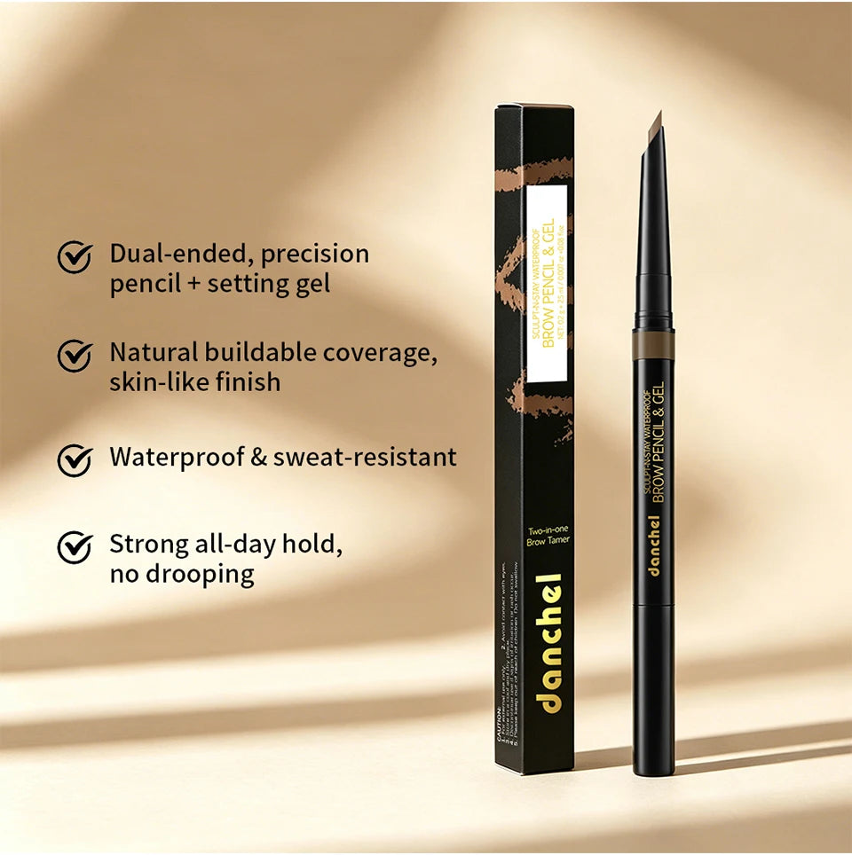 2 in 1 Waterproof Brow Pencil and Gel
