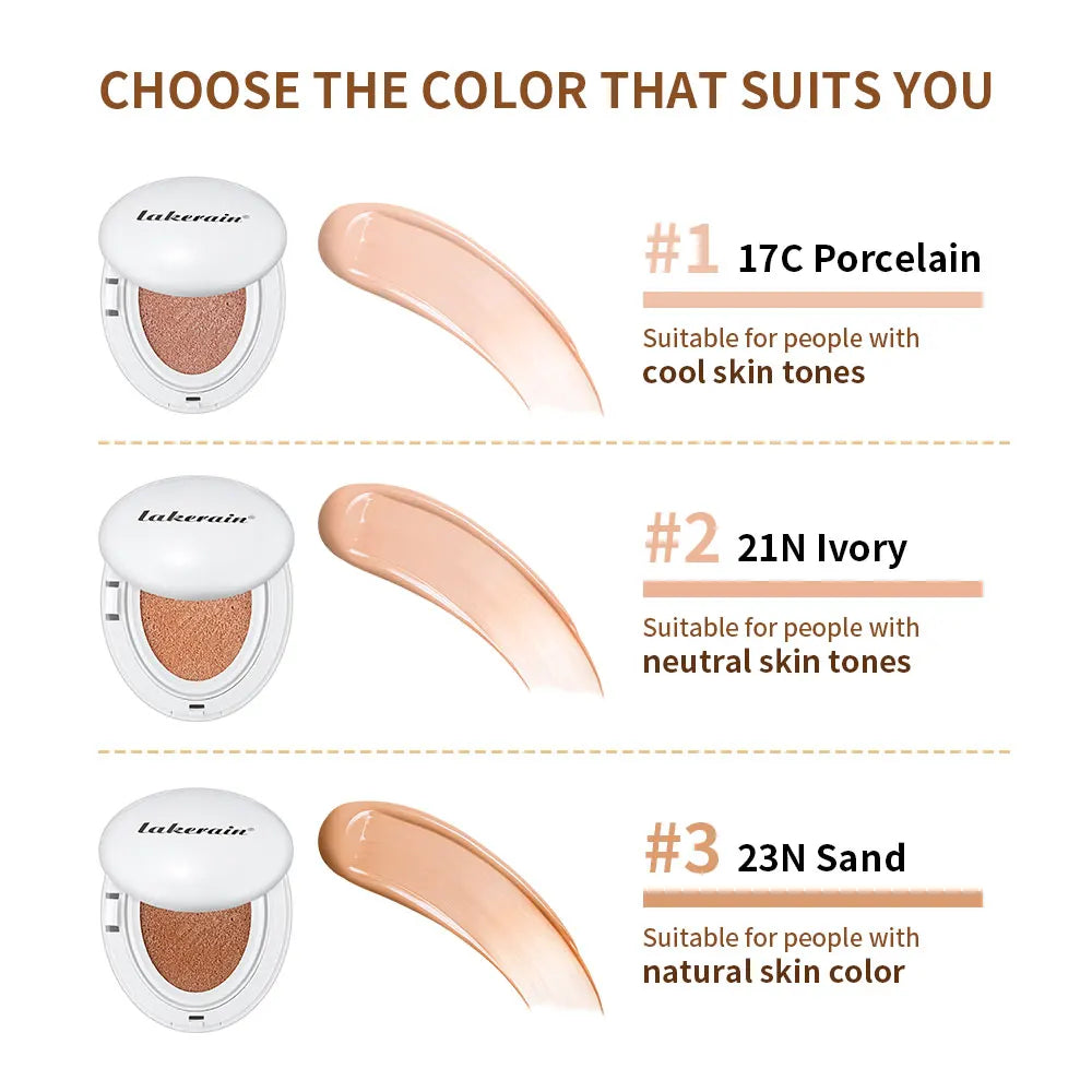 Glow Cream Cushion Foundation Hydrating Glow Finish Makeup - 4