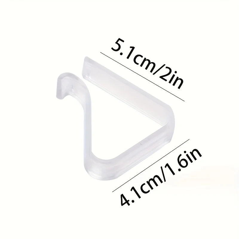 Transparent Tablecloth Clips Non-Slip Picnic Table Cloth Holders - 2