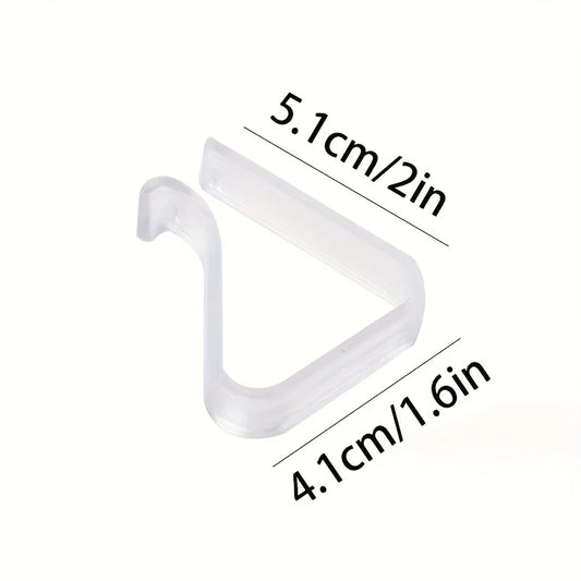 Transparent Tablecloth Clips Non-Slip Picnic Table Cloth Holders
