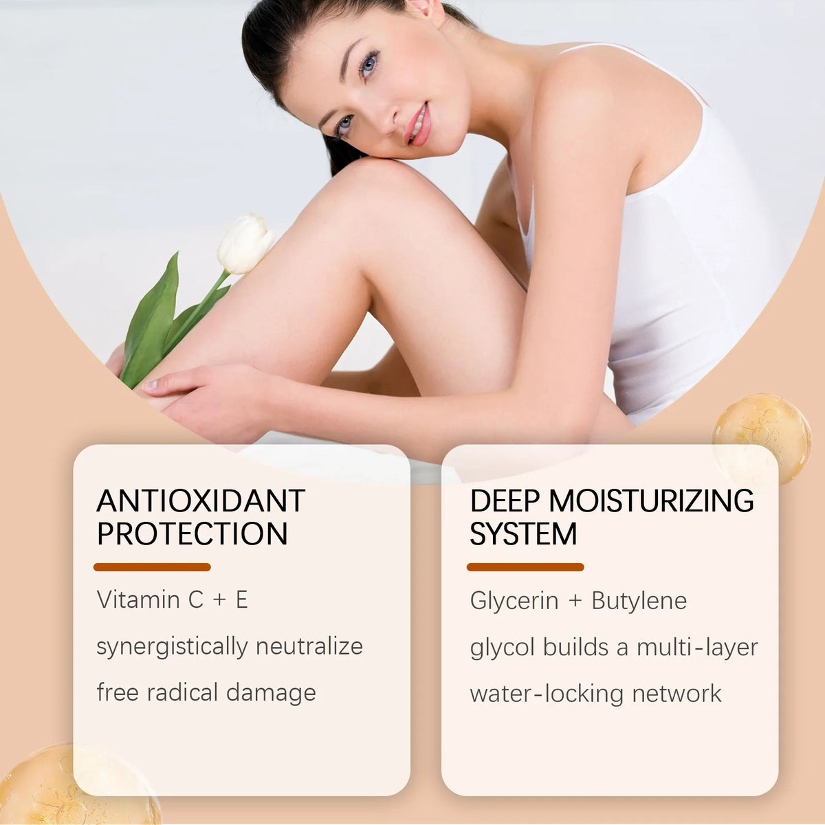 Vitamin C Body Oil Hydrating Antioxidant Massage Oil