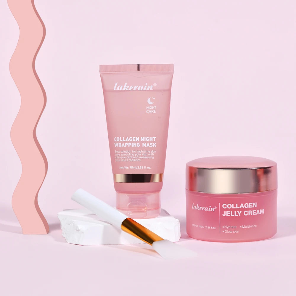 Collagen Jelly Cream Peel-Off Overnight Mask Hydrating Firming Skincare