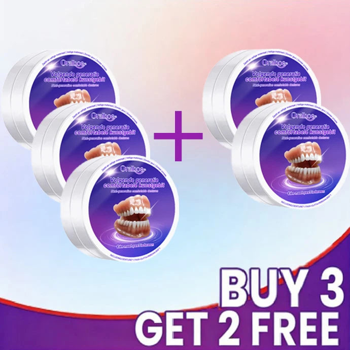 Flexible Silicone Dentures Full Set False Teeth Smile Replacement - 7