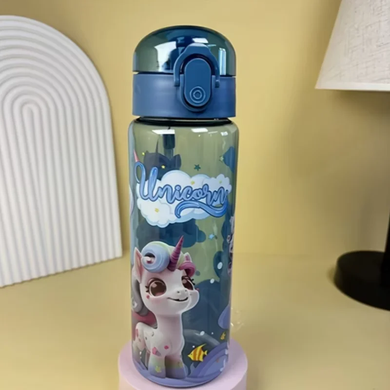 Fantia 700ml Unicorn Water Bottle BPA Free Leak Proof Sports Space Cup - 12