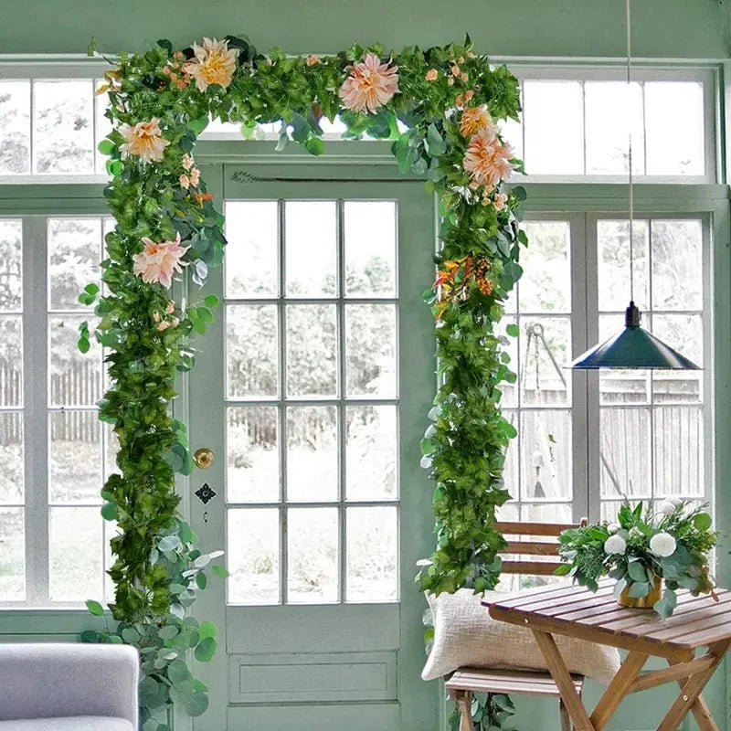 Artificial Ivy Vine Garland Hanging Greenery Plants for Home Decor - 7