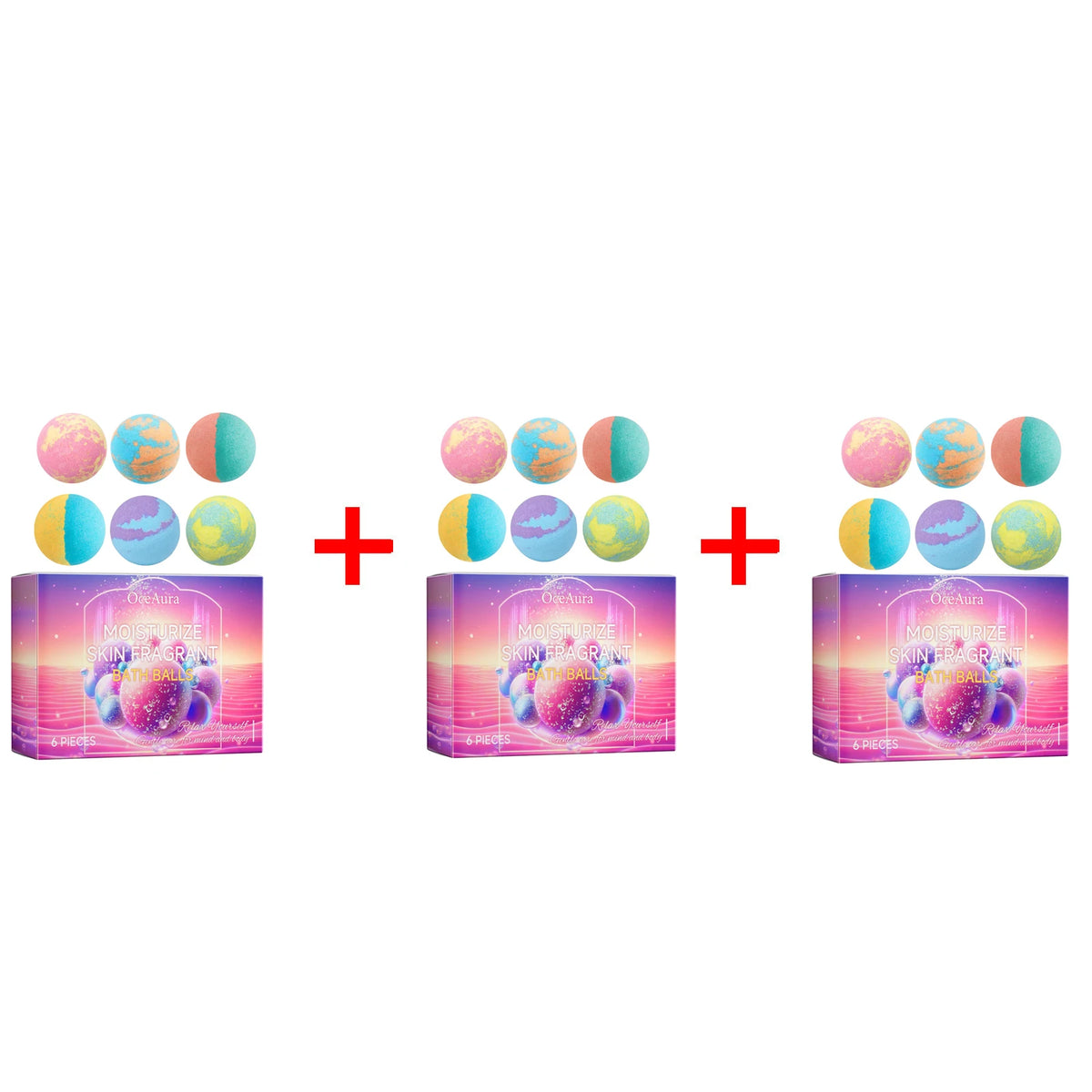 Bubble Bath Bombs Spa Relaxing Body Stress Relief Skin Care