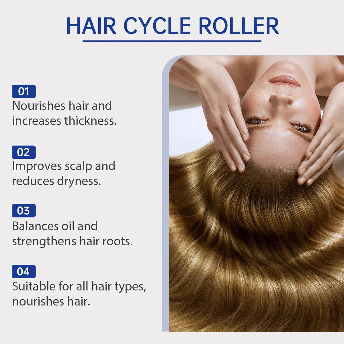 Rosemary Hair Growth Serum Roller Split Ends Repair Oil