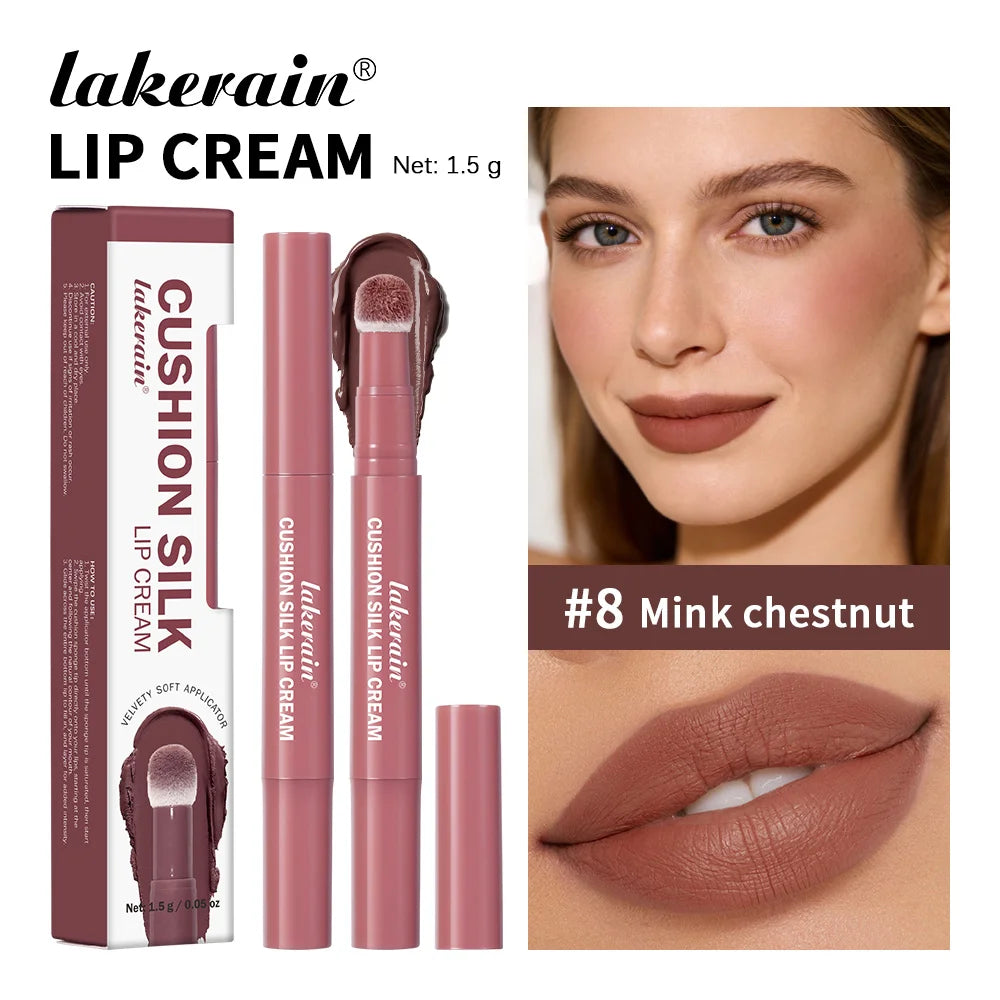 2 in 1 Lip Powder Cream & Blush Waterproof Long Lasting Lip Glaze