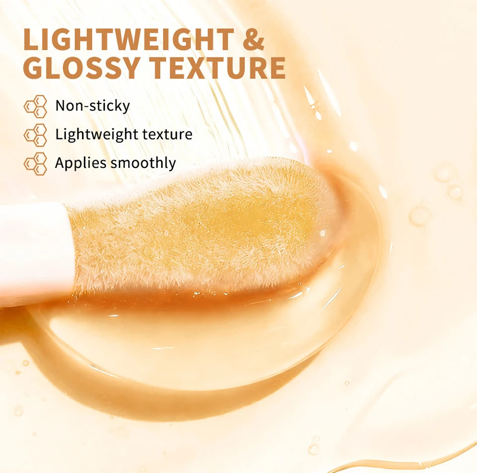 Honey Chocolate Lip Gloss Set Moisturizing Lip Oil Plumper - 13
